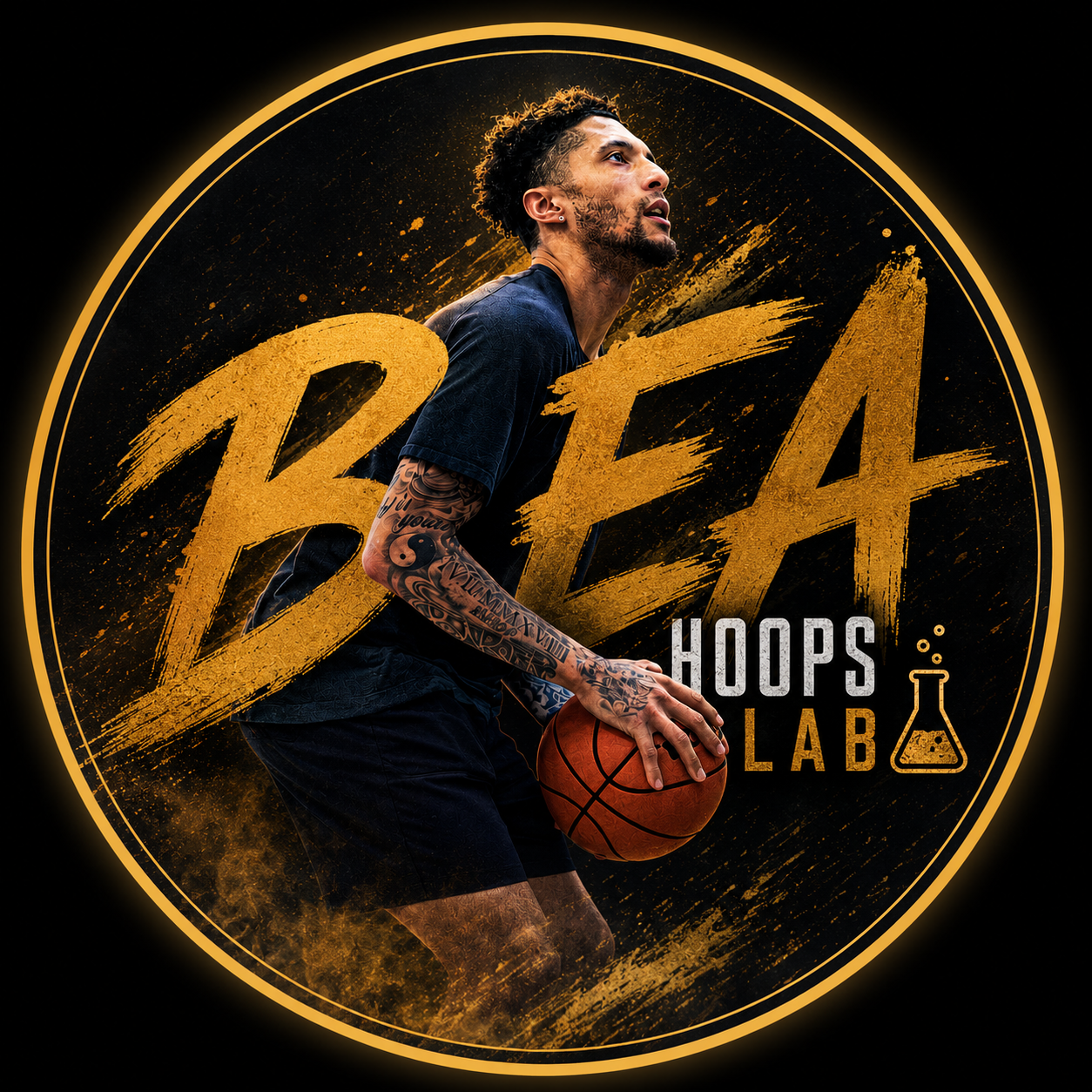 BEA Hoops LAB basketball skill development logo